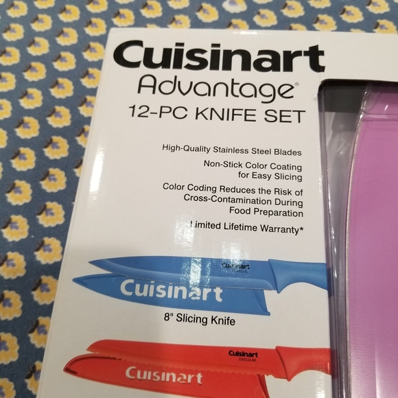 Cuisinart Advantage 12-Piece Color-Coded Professional Stainless Steel Kn… - Picture 2 of 5